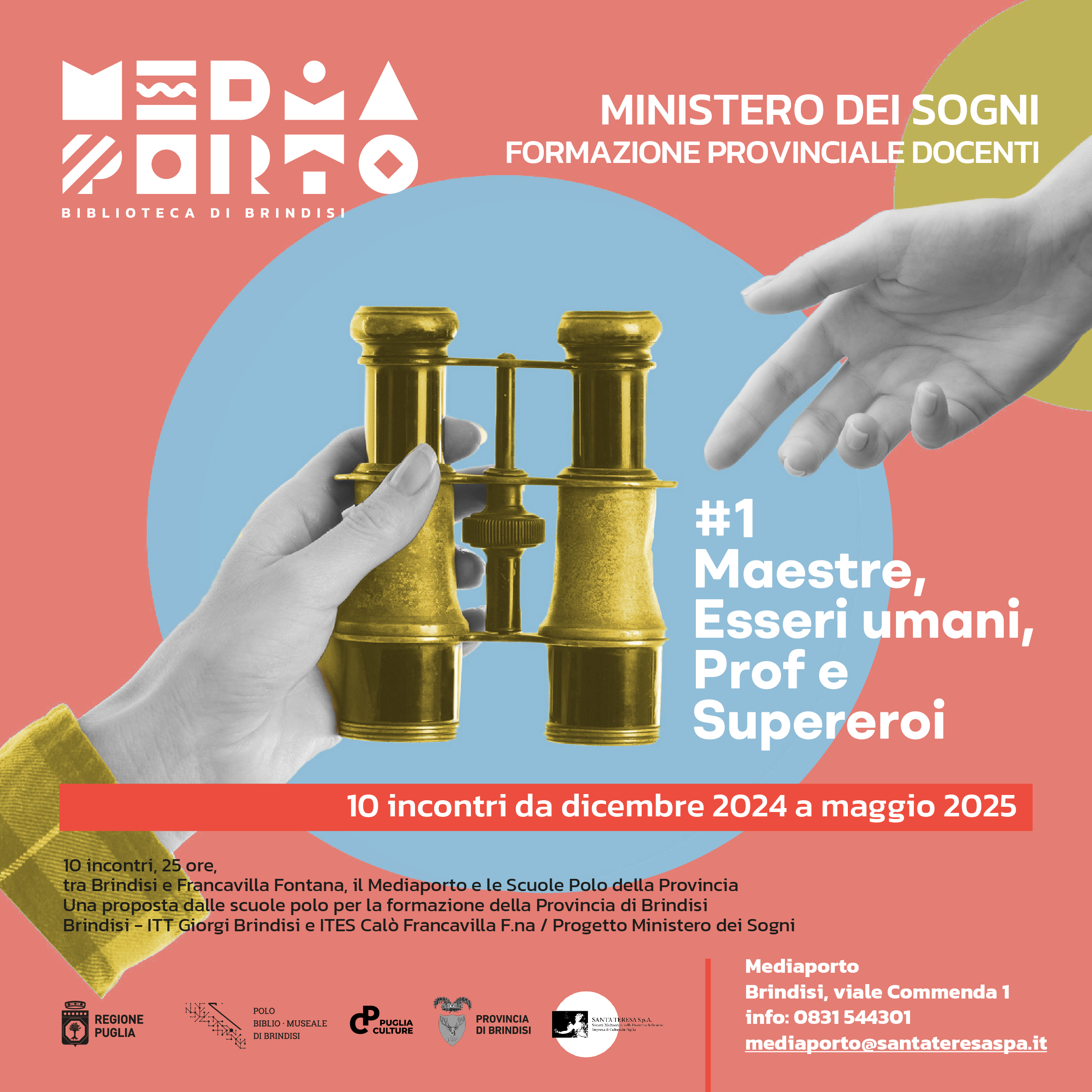 MINISTERO DEI SOGNI: PRENDE AVVIO LA PRIMA FORMAZIONE PROVINCIALE DEI DOCENTI #1: MAESTRE...