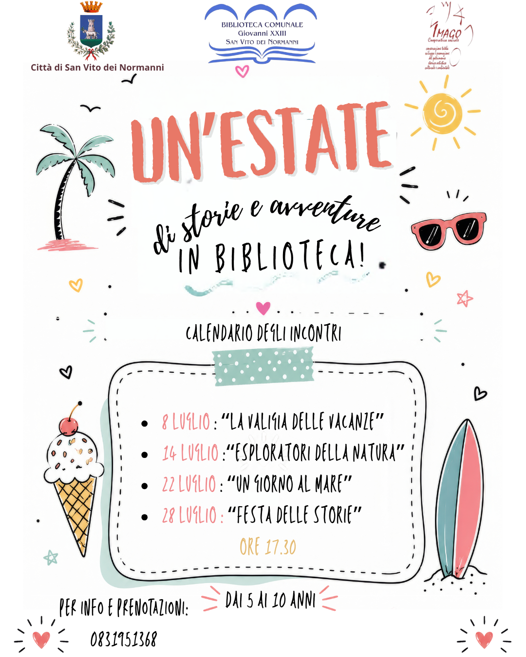 UN'ESTATE DI STORIE E AVVENTURE