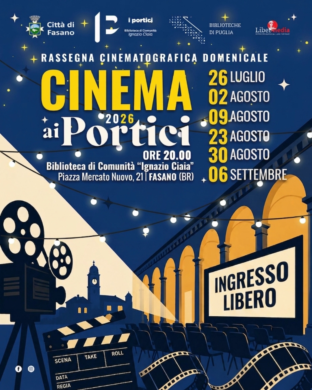 Cinema ai Portici 2026
