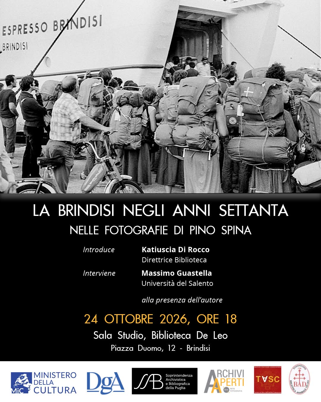 Brindisi negli anni Settanta attraverso le fotografie di Pino Spina